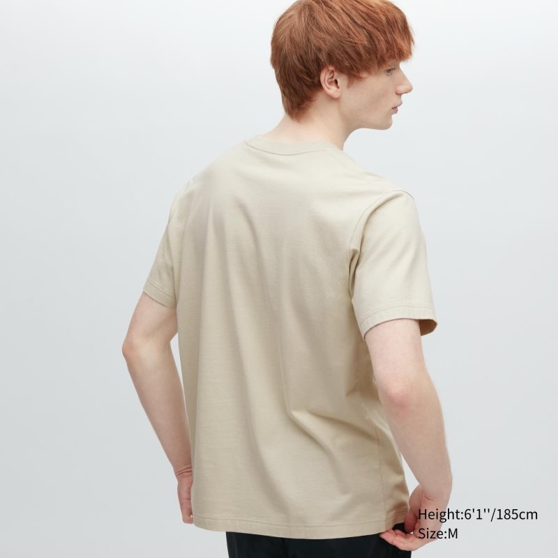 Men Uniqlo Ut Archive Ut Short Sleeve Graphic Keith Haring T Shirts Beige | 973852
