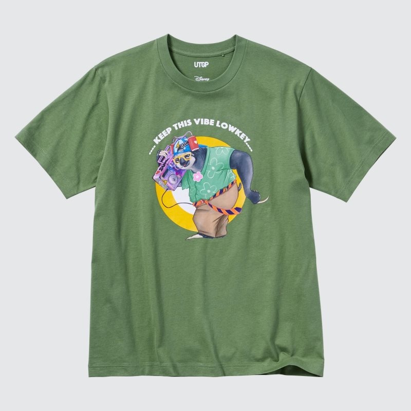 Men Uniqlo Utgp2023: Magic For All Ut Short-sleeve Graphic Psychkennedy T Shirts Green | 5902821