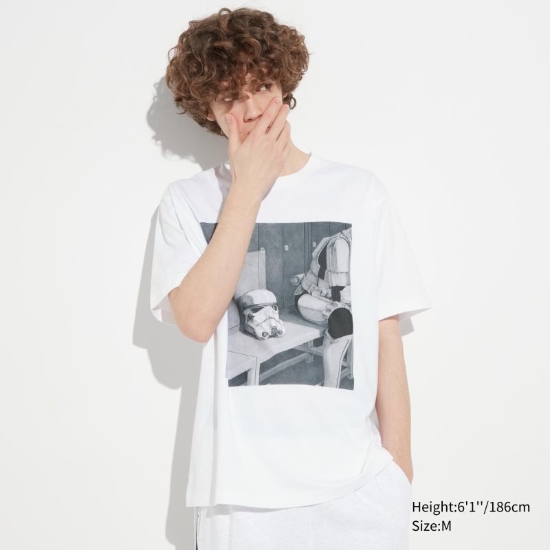 Men Uniqlo Utgp2023: Magic For All Ut Short-sleeve Graphic Jim Chen-hsiang Hu T Shirts White | 1377407