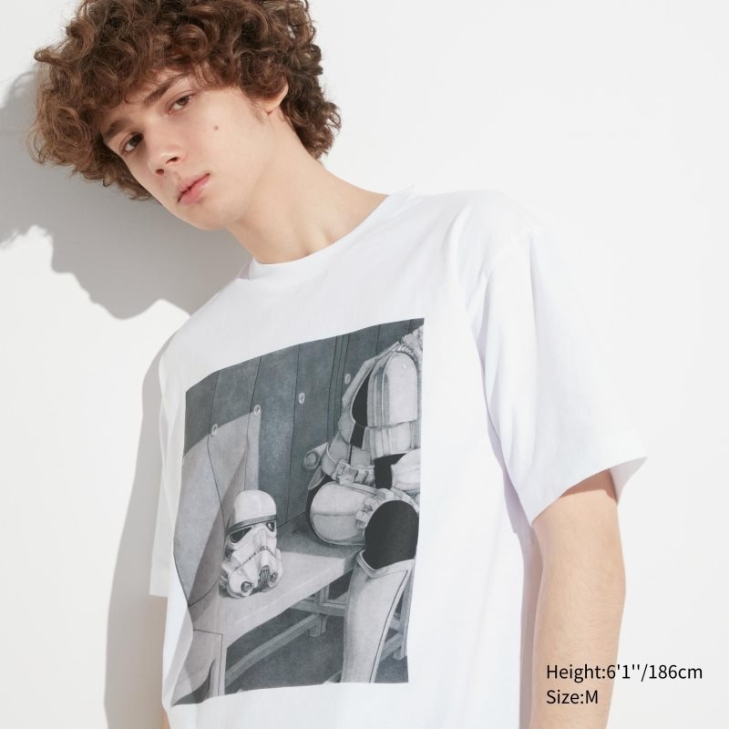 Men Uniqlo Utgp2023: Magic For All Ut Short-sleeve Graphic Jim Chen-hsiang Hu T Shirts White | 1377407