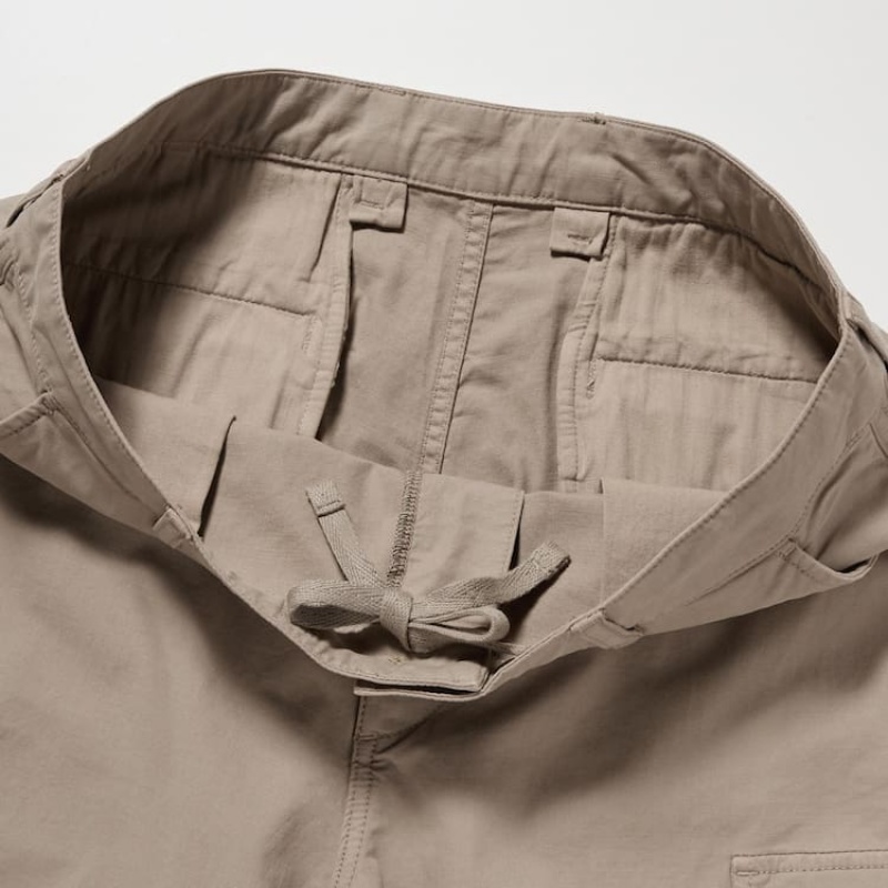 Men Uniqlo Utility Cargo Pants Beige | 6432796