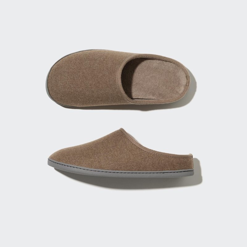 Men Uniqlo Washable Slippers Beige | 7543288