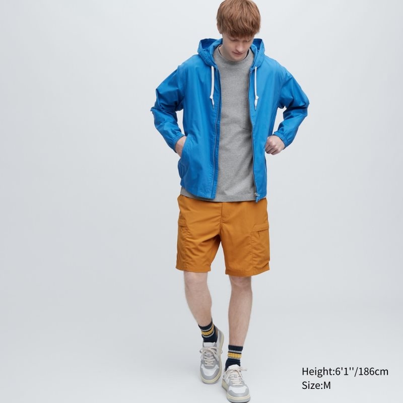 Men Uniqlo Washed Cotton Crew Neck Long-sleeve T Shirts Yellow | 5288235