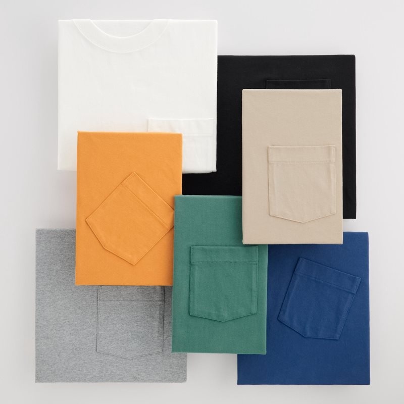 Men Uniqlo Washed Cotton Crew Neck Long-sleeve T Shirts Navy | 9220185