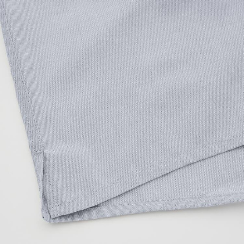 Men Uniqlo Woven Broadcloth Boxer Underwear Grey | 8889584