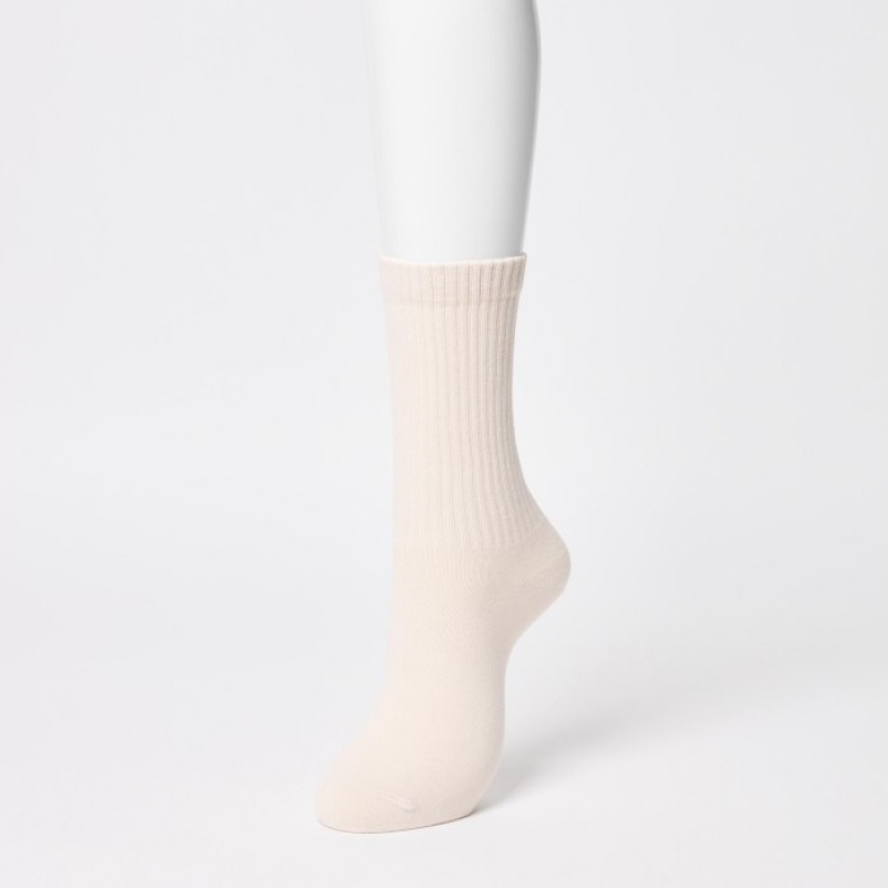 Women Uniqlo 3 Pack Socks White | 7141891