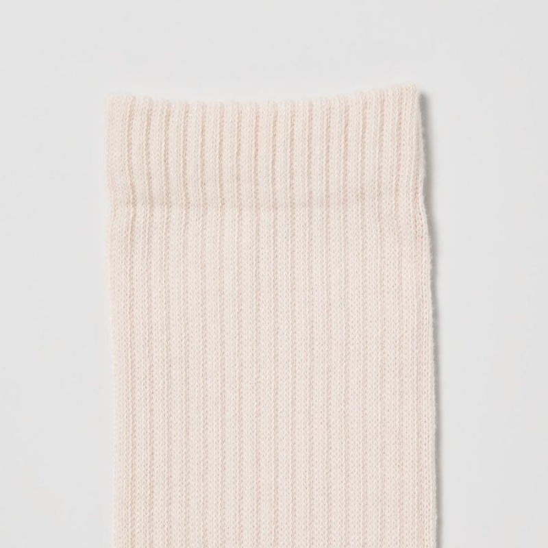 Women Uniqlo 3 Pack Socks White | 7141891