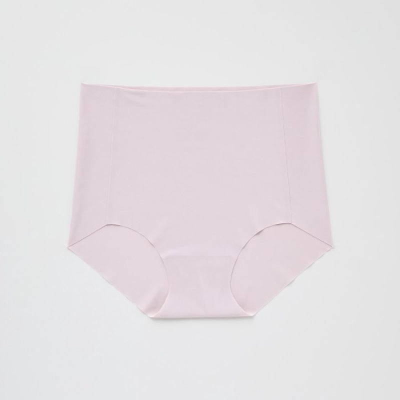 Women Uniqlo AIRism Ultra Seamless High-Rise Briefs Red | 2996571
