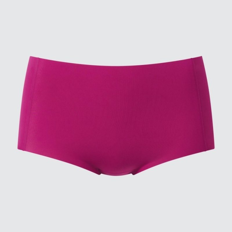 Women Uniqlo AIRism Ultra Seamless High-Rise Briefs Red | 2996571