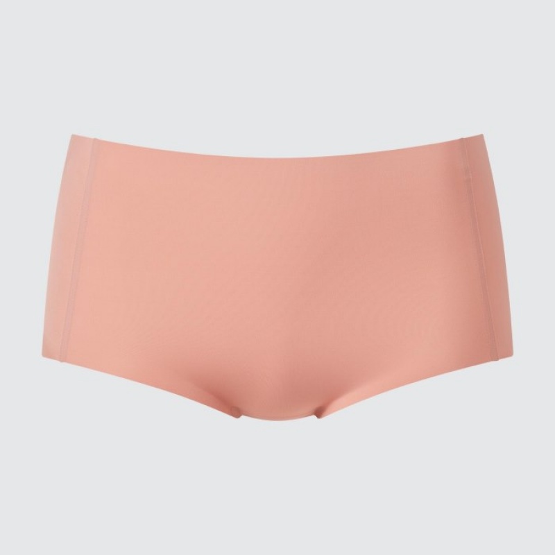 Women Uniqlo AIRism Ultra Seamless High-Rise Briefs Pink | 7236888