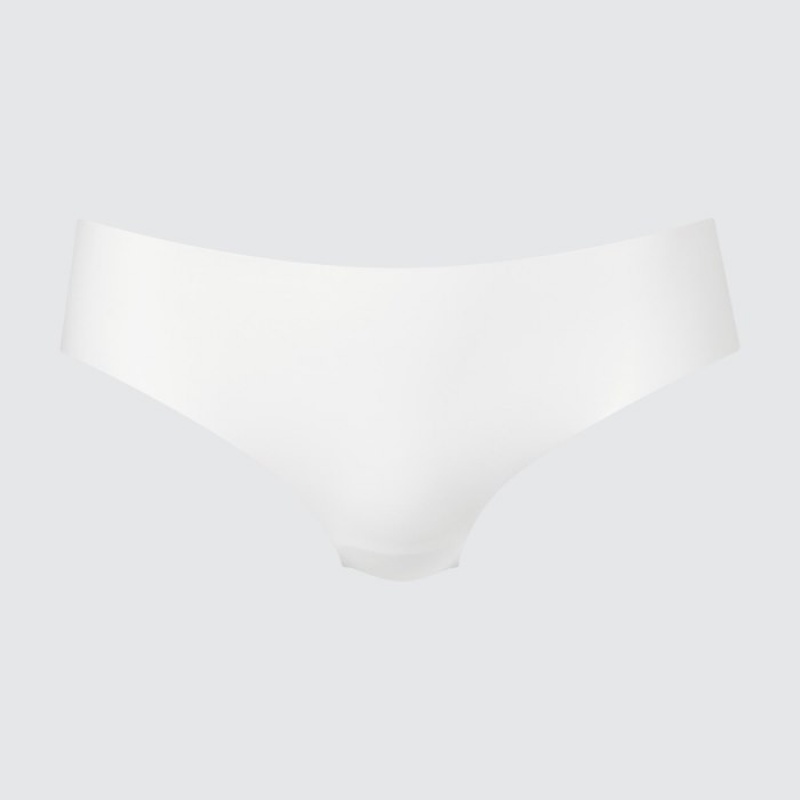 Women Uniqlo AIRism Ultra Seamless Regular Briefs White | 7028120