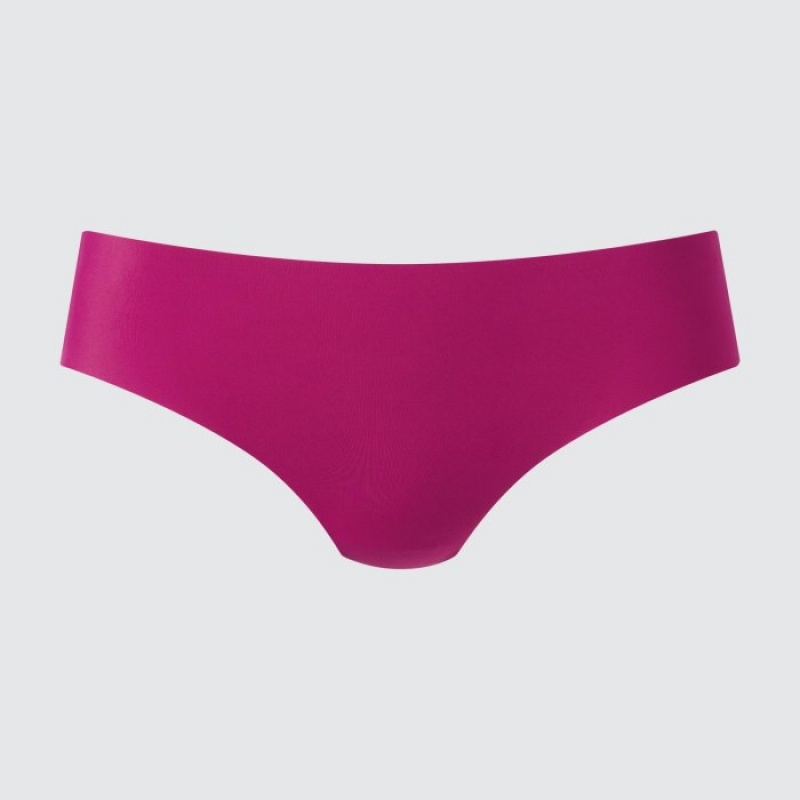 Women Uniqlo AIRism Ultra Seamless Regular Briefs Red | 7468824