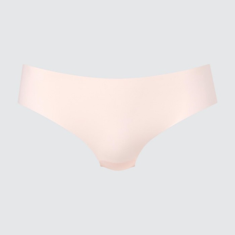 Women Uniqlo AIRism Ultra Seamless Regular Briefs Pink | 4635241