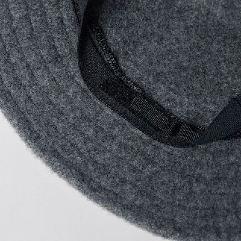 Women Uniqlo Adjustable Wool Bucket Hats Grey | 2155414