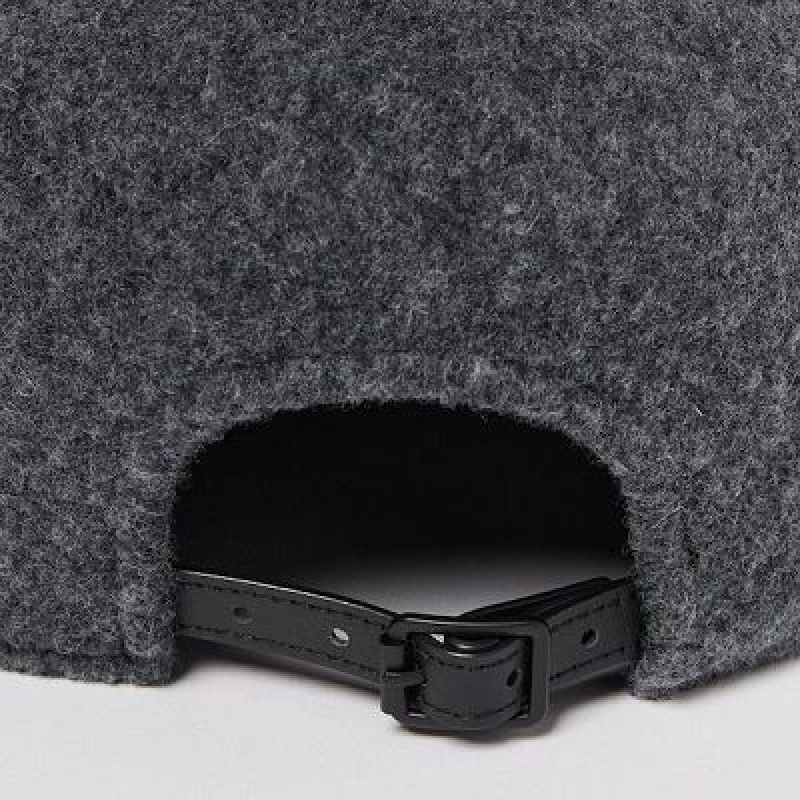 Women Uniqlo Adjustable Wool Caps Grey | 8486832