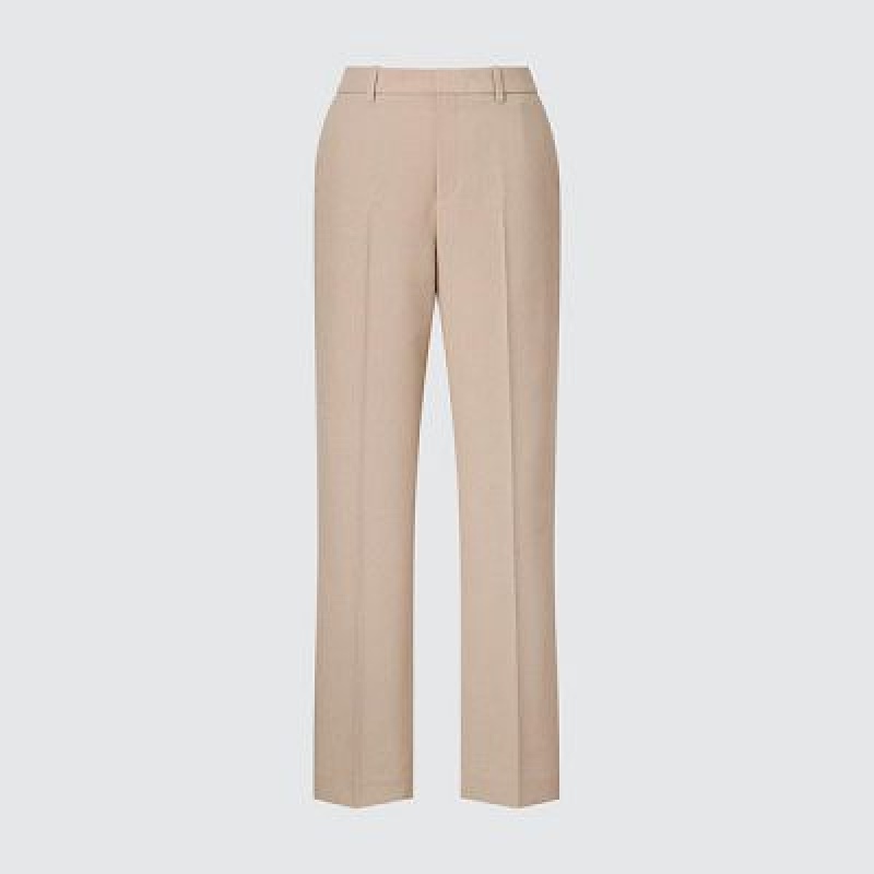 Women Uniqlo AirSense Pants Beige | 5519868