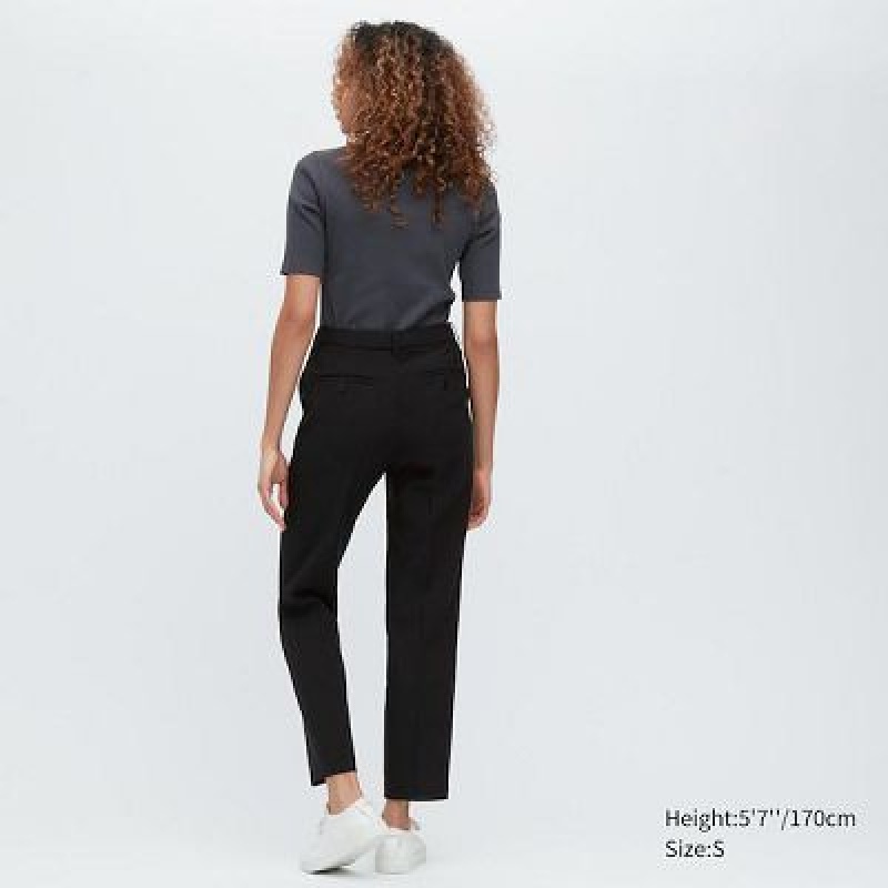 Women Uniqlo AirSense Pants Black | 7482177