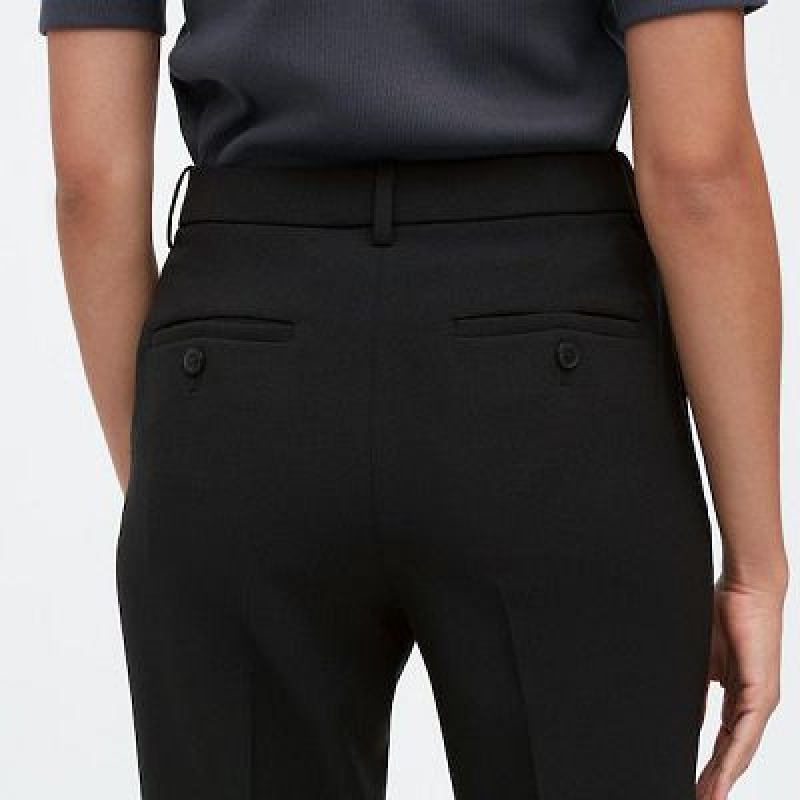 Women Uniqlo AirSense Pants Black | 7482177