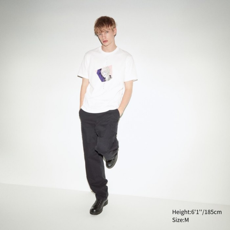 Women Uniqlo Anime JUJUTSU KAISEN Season 2 UT Short-Sleeve T Shirts White | 3137365