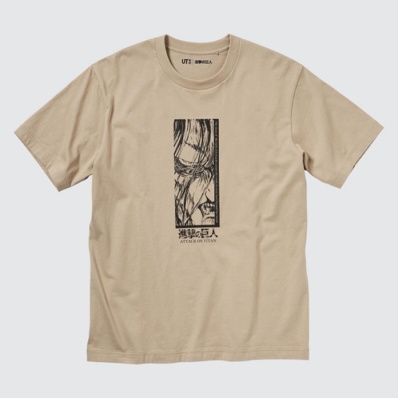 Women Uniqlo Attack on Titan UT Short-Sleeve The 