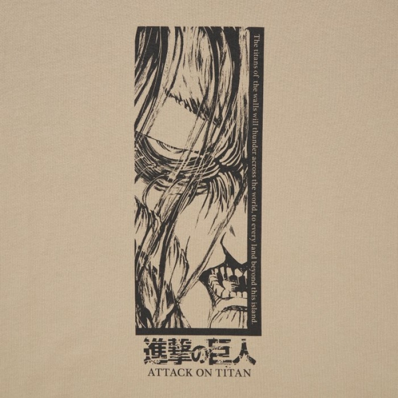 Women Uniqlo Attack on Titan UT Short-Sleeve The 