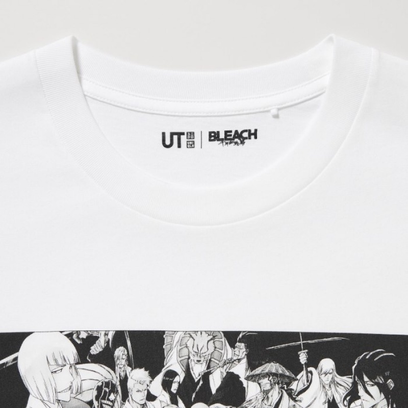 Women Uniqlo BLEACH: Thousand-Year Blood War UT Short-Sleeve T Shirts White | 4350003