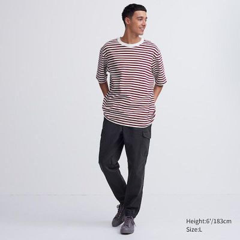 Women Uniqlo Cargo Joggers Grey | 7780236