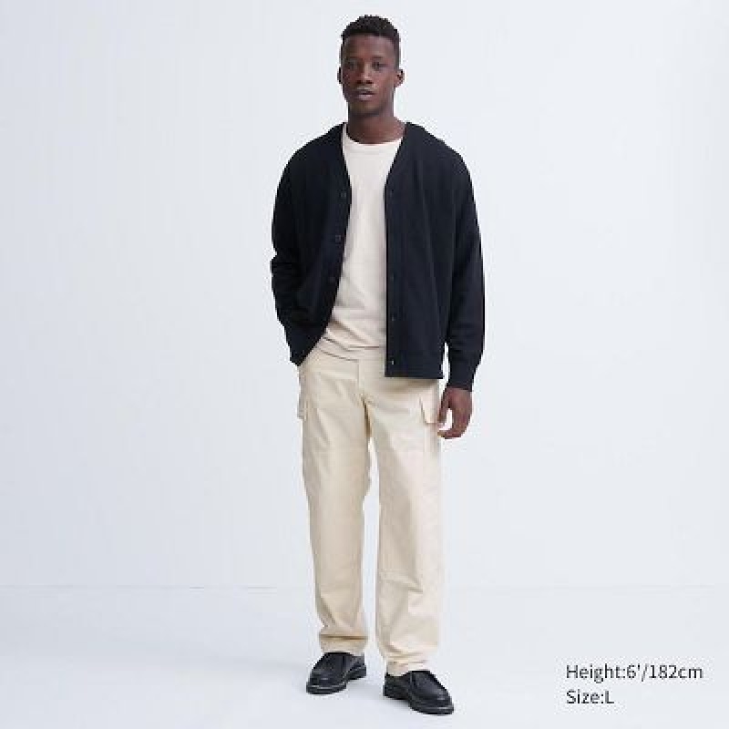 Women Uniqlo Cargo Pants Beige | 590147