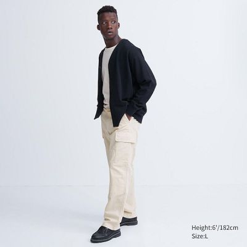 Women Uniqlo Cargo Pants White | 4514449