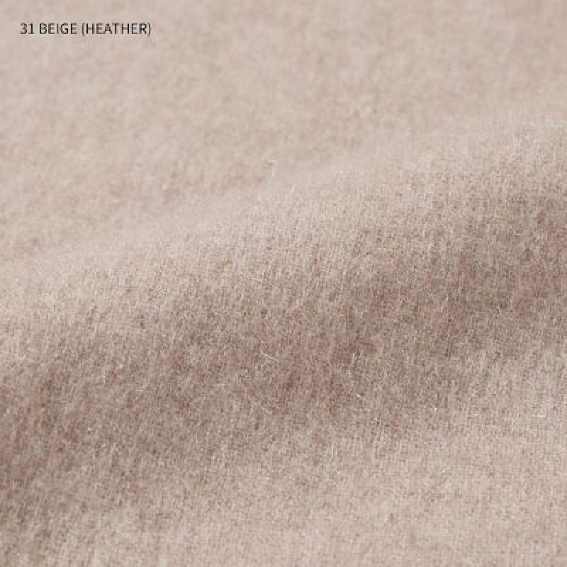 Women Uniqlo Cashmere Scarves Beige | 8263745