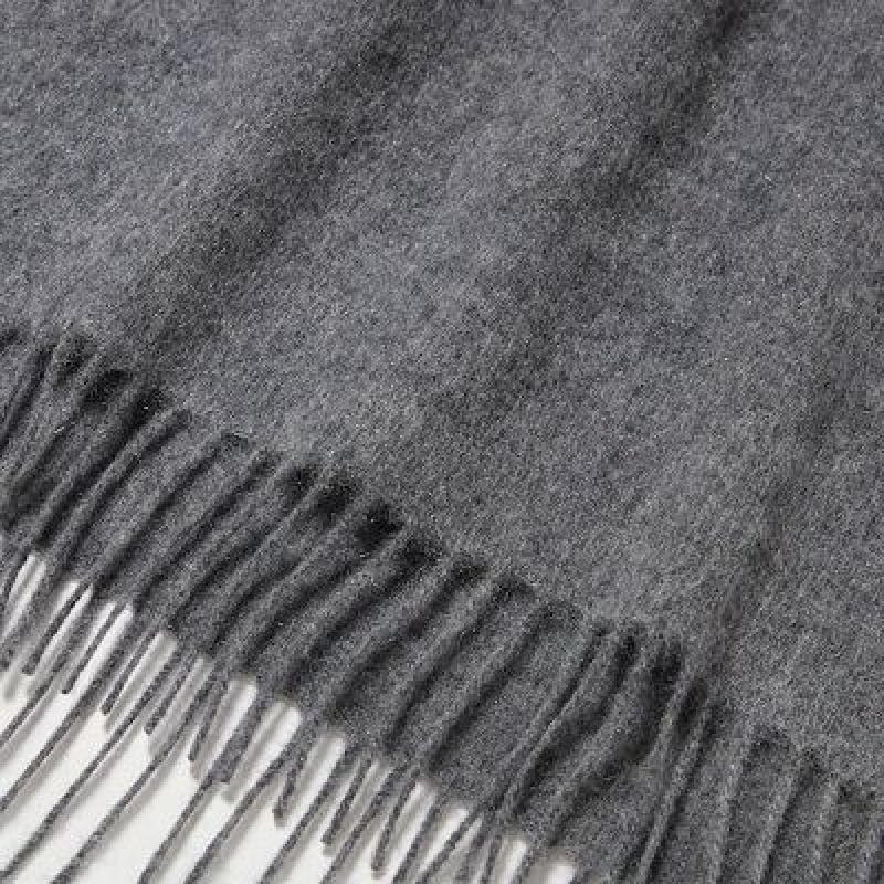 Women Uniqlo Cashmere Scarves Grey | 2717619