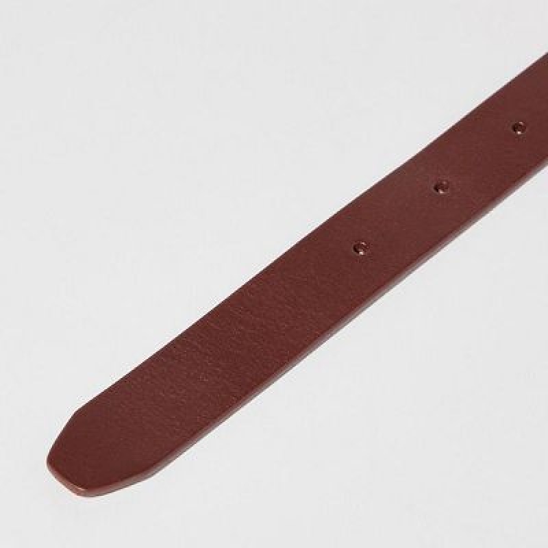 Women Uniqlo Clean Belts Brown | 5219801