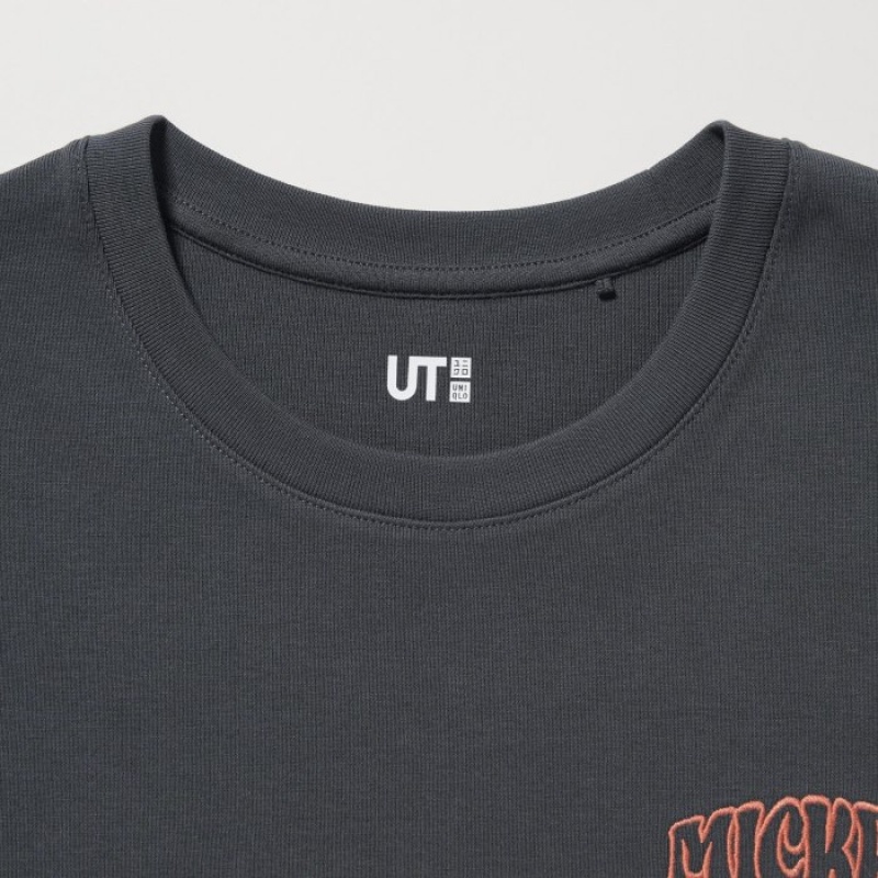 Women Uniqlo Collection UT Short-Sleeve T Shirts Grey | 7758051