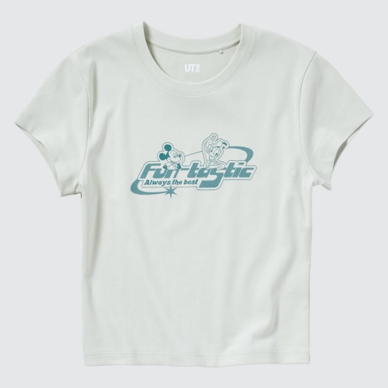 Women Uniqlo Collection UT Short-Sleeve T Shirts Green | 5855192