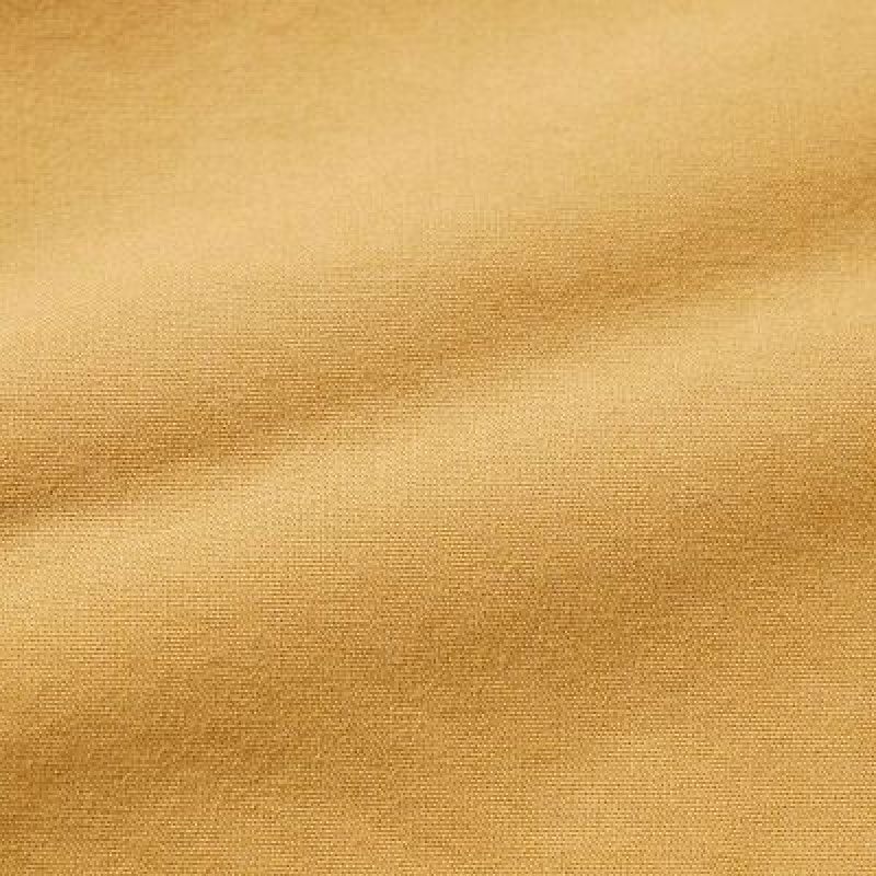 Women Uniqlo Cotton Easy Shorts Yellow | 7401448
