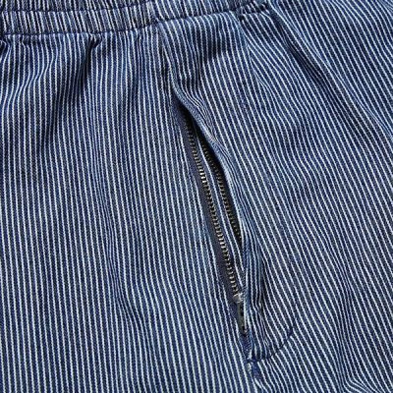 Women Uniqlo Cotton Relaxed Ankle Pants Blue | 5336677