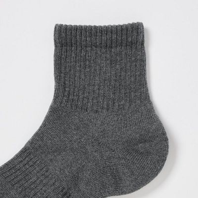 Women Uniqlo Crew Pile Lined (3 Pairs) Socks White | 7418724