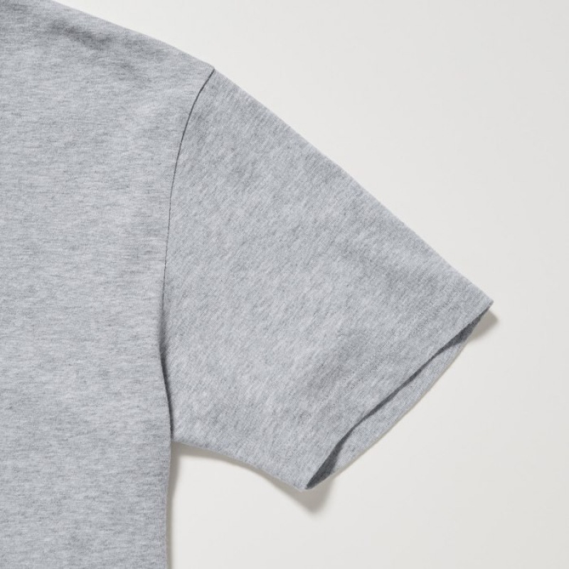Women Uniqlo Dry Color V-Neck Short-Sleeve T Shirts Red | 6262217