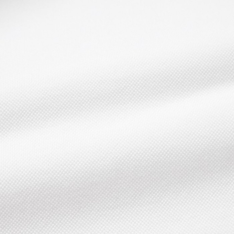 Women Uniqlo Dry Pique Polo Shirts White | 6674437