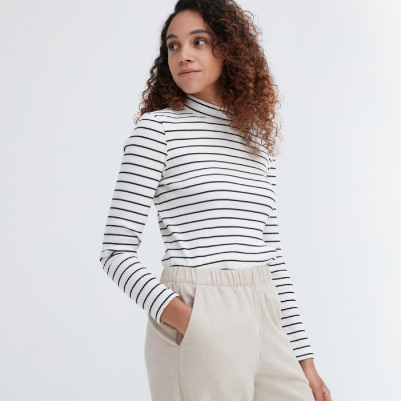 Women Uniqlo Flannel Lounge Pants Beige | 6968163