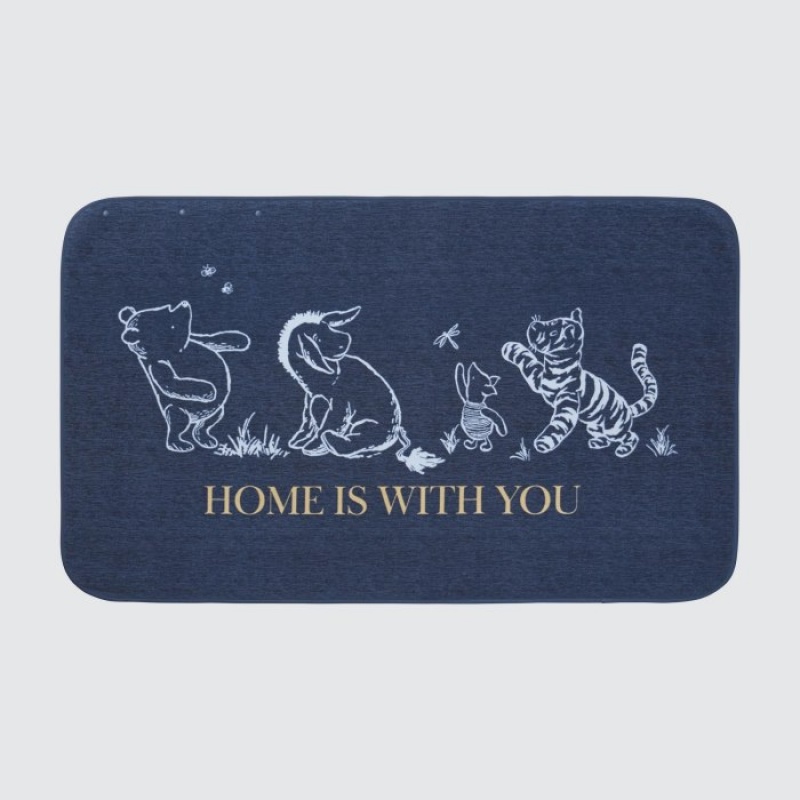 Women Uniqlo Fleece Reversible Blanket Blue | 6402188