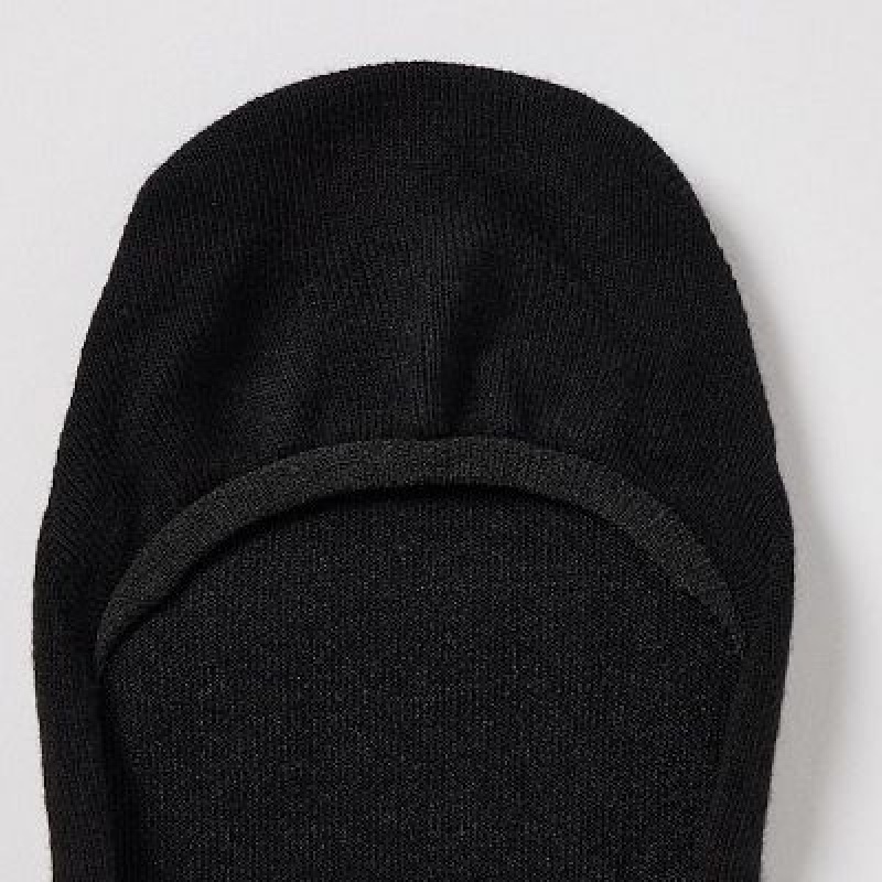 Women Uniqlo Footsies 3 Pack (Low Cut) Socks Black | 5062382