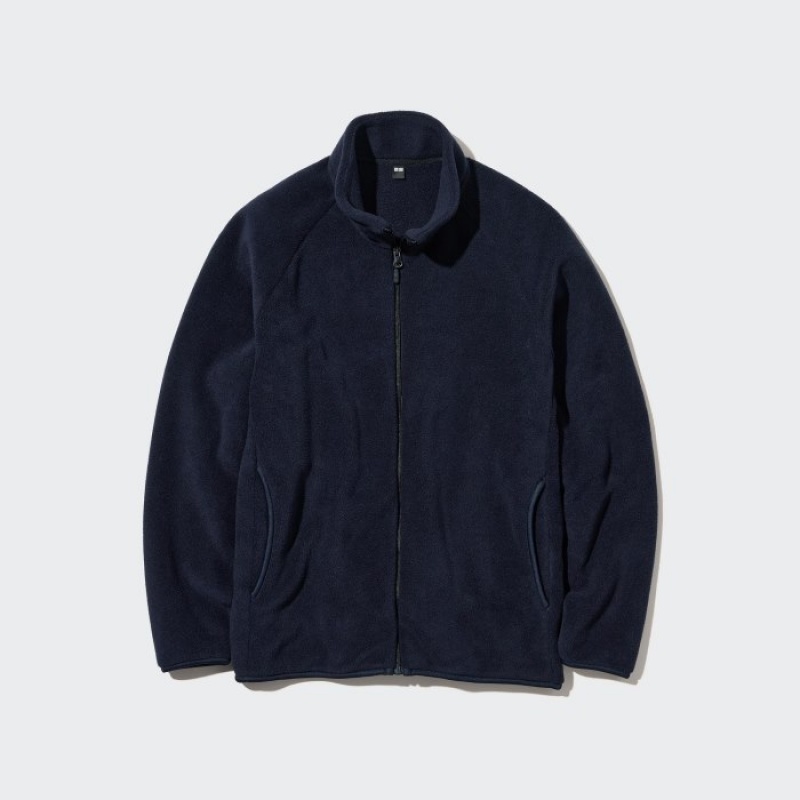 Women Uniqlo Full-Zip Fleece Red | 4549304