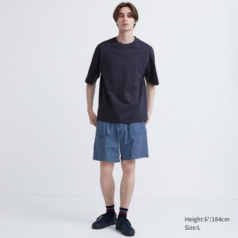 Women Uniqlo Geared Shorts Blue | 6060044