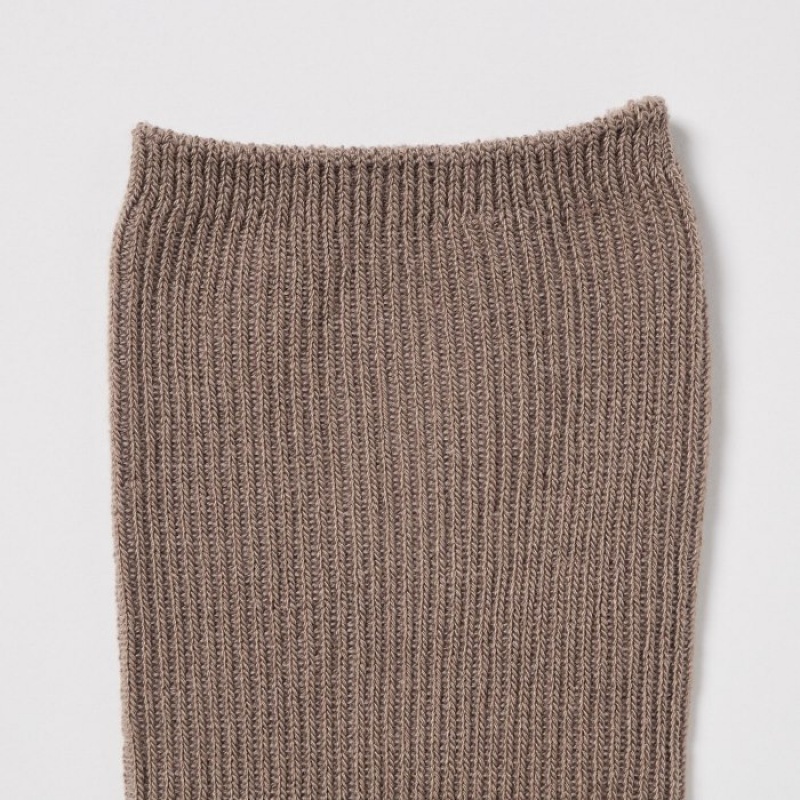 Women Uniqlo HEATTECH 2-Way Socks Red | 9207088