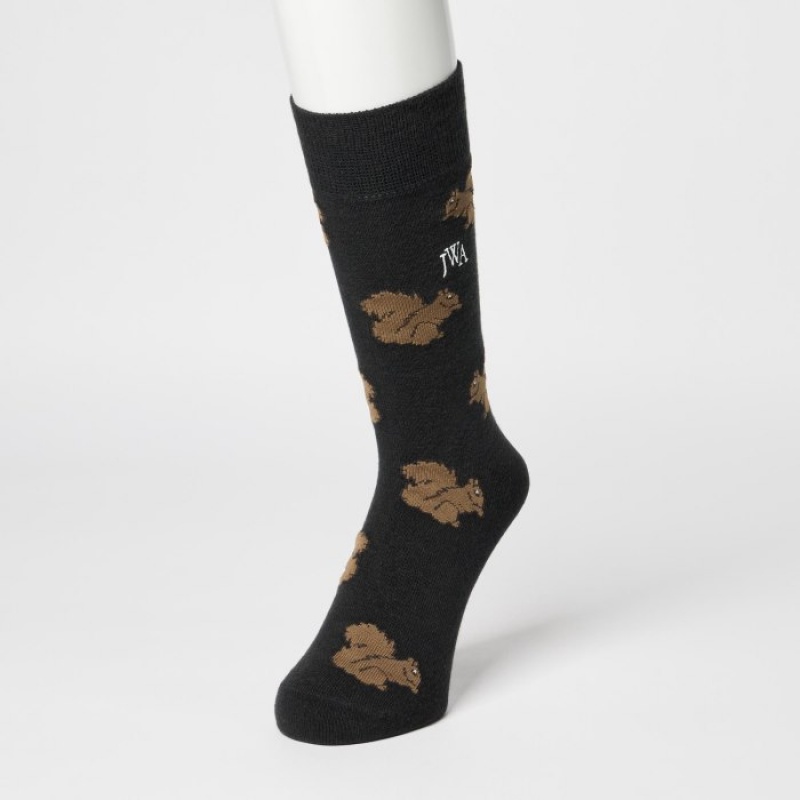 Women Uniqlo HEATTECH Anti-Odor Socks Blue | 9753646