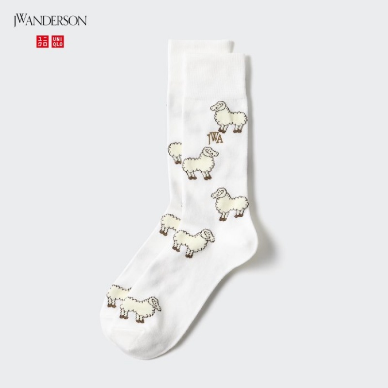 Women Uniqlo HEATTECH Anti-Odor Socks White | 6282289