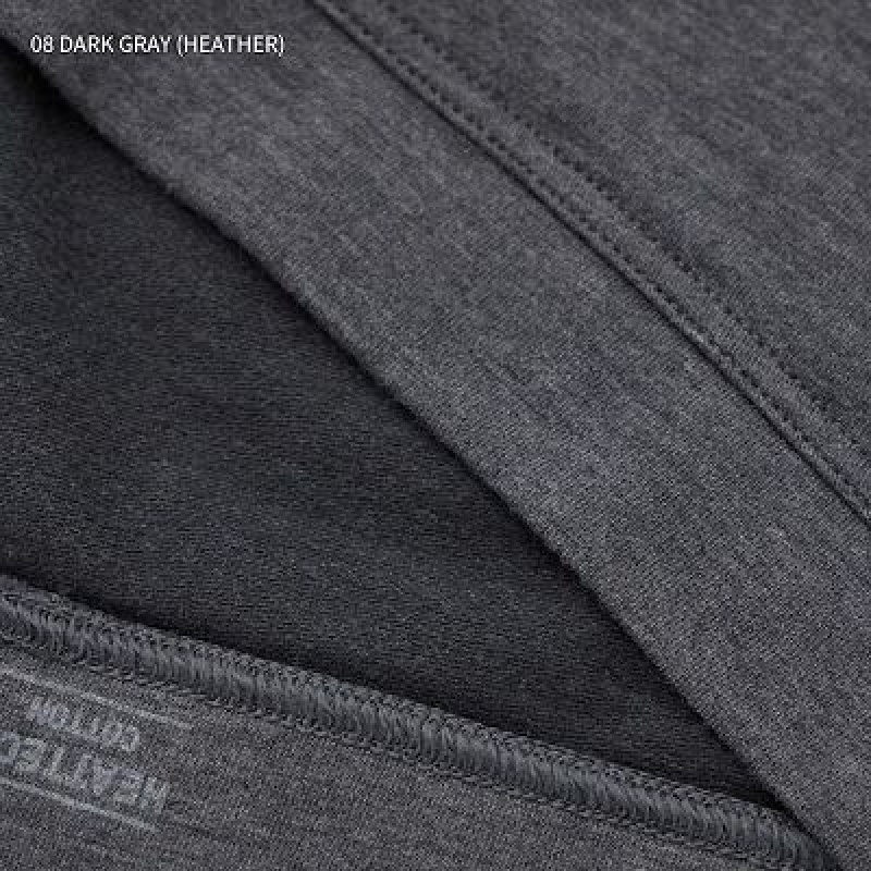 Women Uniqlo HEATTECH Cotton Leggings Grey | 2652883