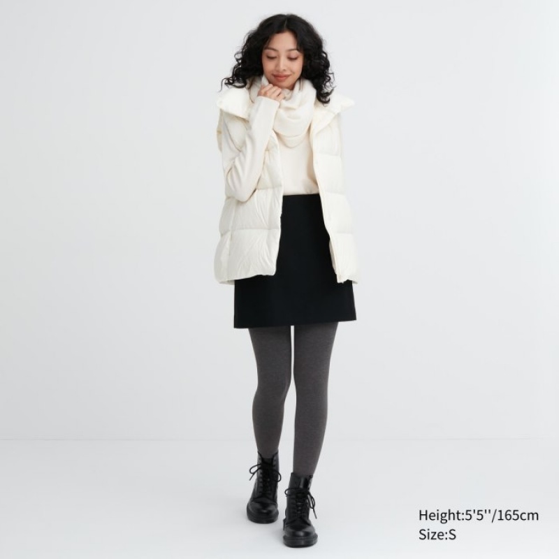 Women Uniqlo HEATTECH Extra Warm Pile-Lined Tight Black | 438181