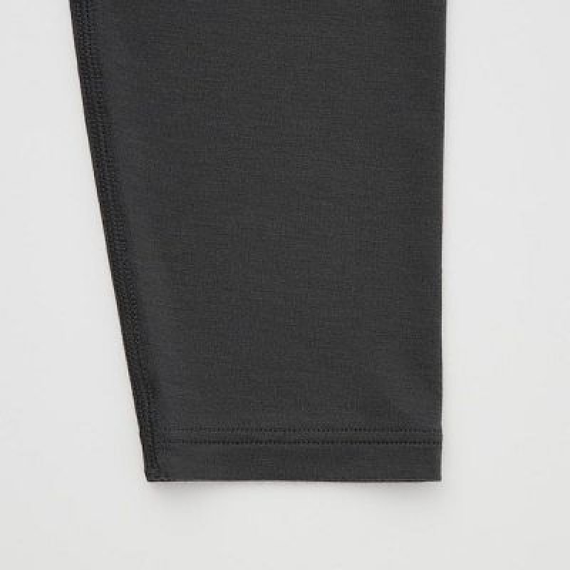 Women Uniqlo HEATTECH Leggings Grey | 4744958